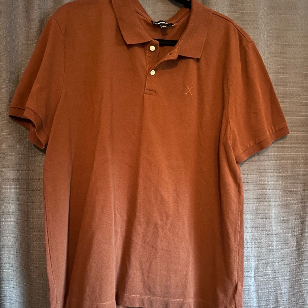 Men's Rust Polo Shirt